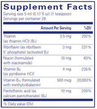 Load image into Gallery viewer, B-Complex Liquid | Supports Energy & Healthy Nervous System - 4.73 fl oz (140 ml) Oral Supplements Pure Encapsulations