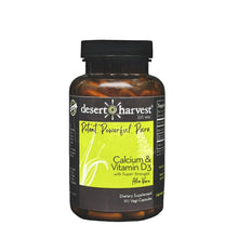 Load image into Gallery viewer, Calcium & Vitamin D3 | with Super-Strength Aloe Vera - 90 Capsules Oral Supplement Desert Harvest