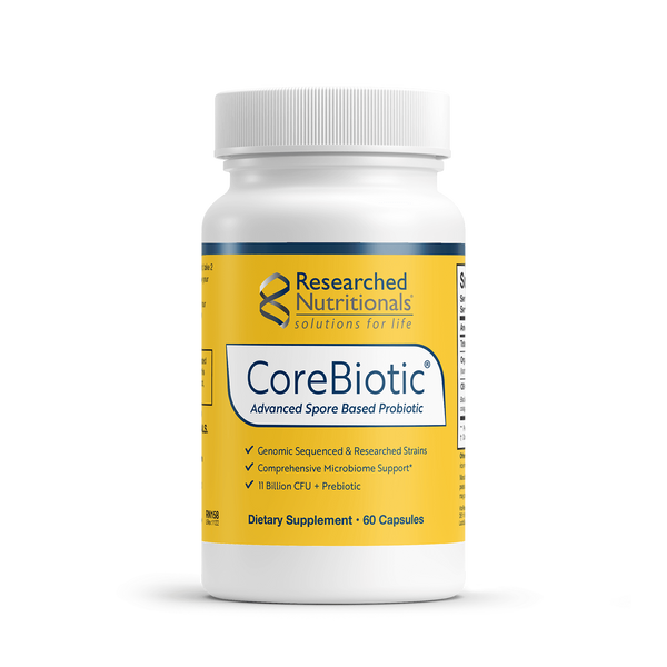 CoreBiotic® | Soil Based Probiotic - 60 capsules Oral Supplement Researched Nutritionals