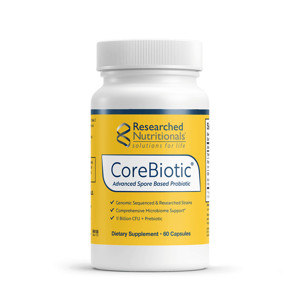 CoreBiotic® | Soil Based Probiotic - 60 capsules Oral Supplement Researched Nutritionals