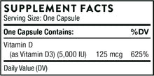 Load image into Gallery viewer, D-5000 | 60 Capsules Oral Supplements Thorne