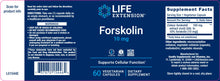 Load image into Gallery viewer, Forskolin - Coleus Forskohlii Extract Root | Supports Cellular Function | 10mg - 60 Capsules Oral Supplements Life Extension
