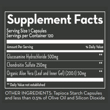 Load image into Gallery viewer, Glucosamine & Chondroitin | with Super-Strength Aloe Vera - 120 Capsules Oral Supplement Desert Harvest