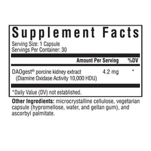 Load image into Gallery viewer, Histamine Digest™️| Supports Digestion of Histamine | DAO - 30 Capsules Oral Supplements Seeking Health