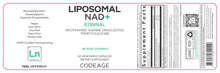 Load image into Gallery viewer, Liposomal NAD+ Eternal | Nicotinamide Adenine Dinucleotide | Trimethylglycine - 60 Capsules Oral Supplements Codeage