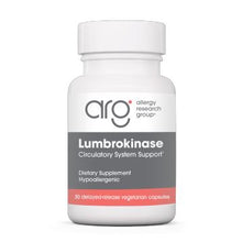 Load image into Gallery viewer, Lumbrokinase | Circulatory System Support - 30 & 60 Delayed-Release Capsules Oral Supplements Allergy Research Group 60 Delayed-Release Capsules