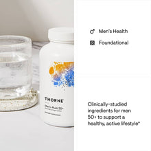 Load image into Gallery viewer, Men's Multi 50+ w/o CU FE | Comprehensive Formula - 180 Capsules Oral Supplements Thorne