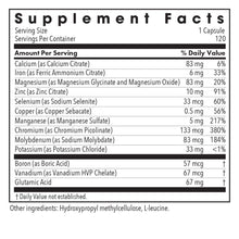 Load image into Gallery viewer, MultiMin | Essential Mineral Blend - 120 Capsules Oral Supplements Allergy Research Group