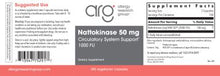 Load image into Gallery viewer, Nattokinase NSK-SD® | Circulatory System Support | 1000 FU | 50mg - 90 & 300 Capsules Oral Supplements Allergy Research Group