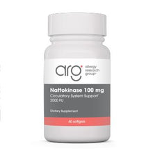 Load image into Gallery viewer, Nattokinase NSK-SD® | Circulatory System Support | 2000 FU | 100mg - 60 & 180 Softgels Oral Supplements Allergy Research Group 60 Capsules