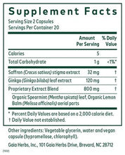 Load image into Gallery viewer, Nootropic Focus | Supports Mood & Cognition - 40 Liquid Phyto-Capsules Oral Supplements Gaia Herbs