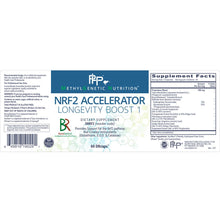 Load image into Gallery viewer, Nrf2 Accelerator | Longevity Boost 1 - 60 Delayed Release Capsules Oral Supplements Professional Health Products (PHP)