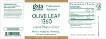 Load image into Gallery viewer, Olive Leaf | 1360mg | Supports Healthy Immune Response - 120 Capsules Oral Supplements Gaia Herbs