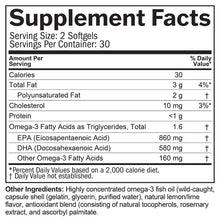 Load image into Gallery viewer, Omega 3 Power | High Potency for Maximum Brain & Circulatory Support - 60 Softgels Oral Supplements BrainMD