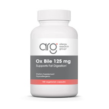 Load image into Gallery viewer, Ox Bile | Essential for Fat Digestion | 125 mg - 180 Capsules Oral Supplements Allergy Research Group