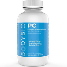Load image into Gallery viewer, PC | Complex of Phospholipids - 60, 100 & 300 Softgels Oral Supplements BodyBio 100 Capsules
