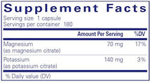 Load image into Gallery viewer, Potassium Magnesium (citrate) - 180 Capsules Oral Supplements Pure Encapsulations