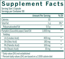 Load image into Gallery viewer, Pumpkin Seed Oil | Cucurbita Pepo - 90 Softgels Oral Supplements Genestra