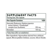Load image into Gallery viewer, Quercetin Complex (formerly Quercenase) | Combination of Quercetin & Bromelain - 60 Capsules Oral Supplements Thorne