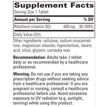 Load image into Gallery viewer, Riboflavin | Vitamin B2 | 400mg - 30 Tablets Oral Supplements Integrative Therapeutics
