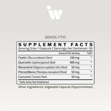 Load image into Gallery viewer, Senolytic | Optimize Immune Aging - 30 Capsules Oral Supplements InfiniWell