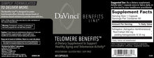 Load image into Gallery viewer, Telomere Benefits™ | Healthy Aging & Telomere Support - 60 Capsules Oral Supplements Davinci Labs