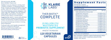 Load image into Gallery viewer, Ther-Biotic® Complete Probiotic | Daily Microbiome Support - 60 & 120 Capsules Oral Supplement Klaire Labs/SFI Health