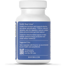 Load image into Gallery viewer, TUDCA | Tauroursodeoxycholic Acid - 60 Capsules Oral Supplements BodyBio