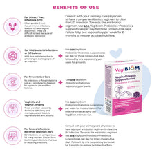 Load image into Gallery viewer, Vaginal Probiotic Suppository | Fragrance-free - 5 & 15 Count Suppository VagiBiom