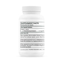 Load image into Gallery viewer, 5-MTHF | L-Methylfolate - 1 mg. 60 capsules Oral Supplement Thorne