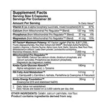 Load image into Gallery viewer, ATP Fuel® | Mitochondrial Support - 150 capsules Oral Supplement Researched Nutritionals