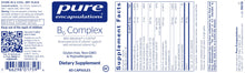 Load image into Gallery viewer, B6 Complex | With Metafolin® L-5-MTHF - 60 Capsules Oral Supplements Pure Encapsulations