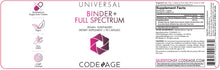 Load image into Gallery viewer, Binder + Full Spectrum | Vegan, Plant Based - 90 Capsules Vitamins & Supplements Codeage