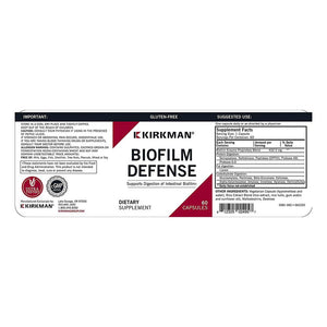 Biofilm Defense® | Biofilm Dissolver - 60 capsules Oral Supplement Kirkman Labs 