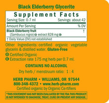 Load image into Gallery viewer, Black Elderberry Tincture | Alcohol Free - 1 Fl oz. Tinctures Herb-Pharm