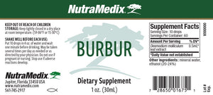 Burbur Detox | Herxheimer Reaction Support - 1 oz. 30 ml. Oral Supplement Nutramedix 