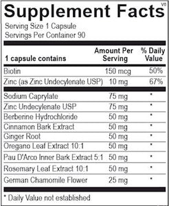 Candicid Forte | GI Balance - 90 & 180 Capsules Oral Supplements Ortho Molecular Products 