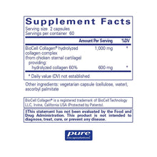 Load image into Gallery viewer, Collagen JS | Pure Collagen Capsules - 120 capsules Oral Supplement Pure Encapsulations
