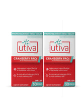 Load image into Gallery viewer, Cranberry PACs | Powerful all Natural - 30, 60 &amp; 90 Capsules Oral Supplements Utiva 60 Capsules 