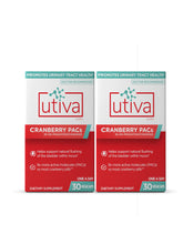 Load image into Gallery viewer, Cranberry PACs | Powerful all Natural - 30, 60 & 90 Capsules Oral Supplements Utiva 60 Capsules