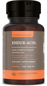 ENDUR-ACIN® Extended Release Niacin (Nicotinic Acid) | 250 mg & 500 mg - 100 Tablets Oral Supplements Endurance Products 250 mg 
