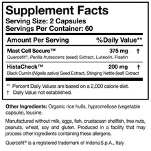 Load image into Gallery viewer, HistaQuel® | Comprehensive Mast Cell Support - 120 Capsules Vitamins & Supplements Researched Nutritionals
