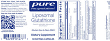 Load image into Gallery viewer, Liposomal Glutathione | Antioxidant Defense - 30 & 60 Softgels Oral Supplements Pure Encapsulations
