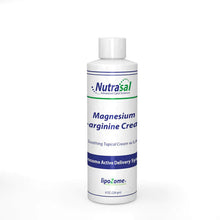 Load image into Gallery viewer, Magnesium L-Arginine Cream | Soothing Topical Cream - 8 oz (226 g) Topical Application NutraSal