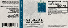Load image into Gallery viewer, Marshmallow Root (Althaea officinalis) Tincture | Organic - 2 fl oz. (60 mL) Oral Supplements Wise Woman Herbals