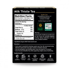 Load image into Gallery viewer, Milk Thistle Herbal Tea | Organic - 18 Bleach Free Tea Bags Teas Buddha Teas