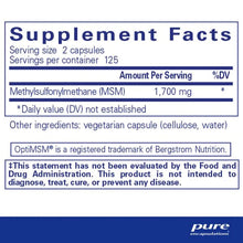 Load image into Gallery viewer, MSM | Connective Tissue Support - 250 Capsules Vitamins & Supplements Pure Encapsulations