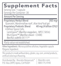 Load image into Gallery viewer, Proflora 4R | Spore-based Probiotic & Herbal Formula | Restore - 30 Capsules Oral Supplements Biocidin Botanicals