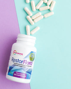 RestorFlora | Spore + Yeast Probiotic - 50 Capsules Oral Supplements MicroBiome Labs 