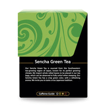 Load image into Gallery viewer, Sencha Green Tea | Organic - 18 Bleach Free Tea Bags Teas Buddha Teas